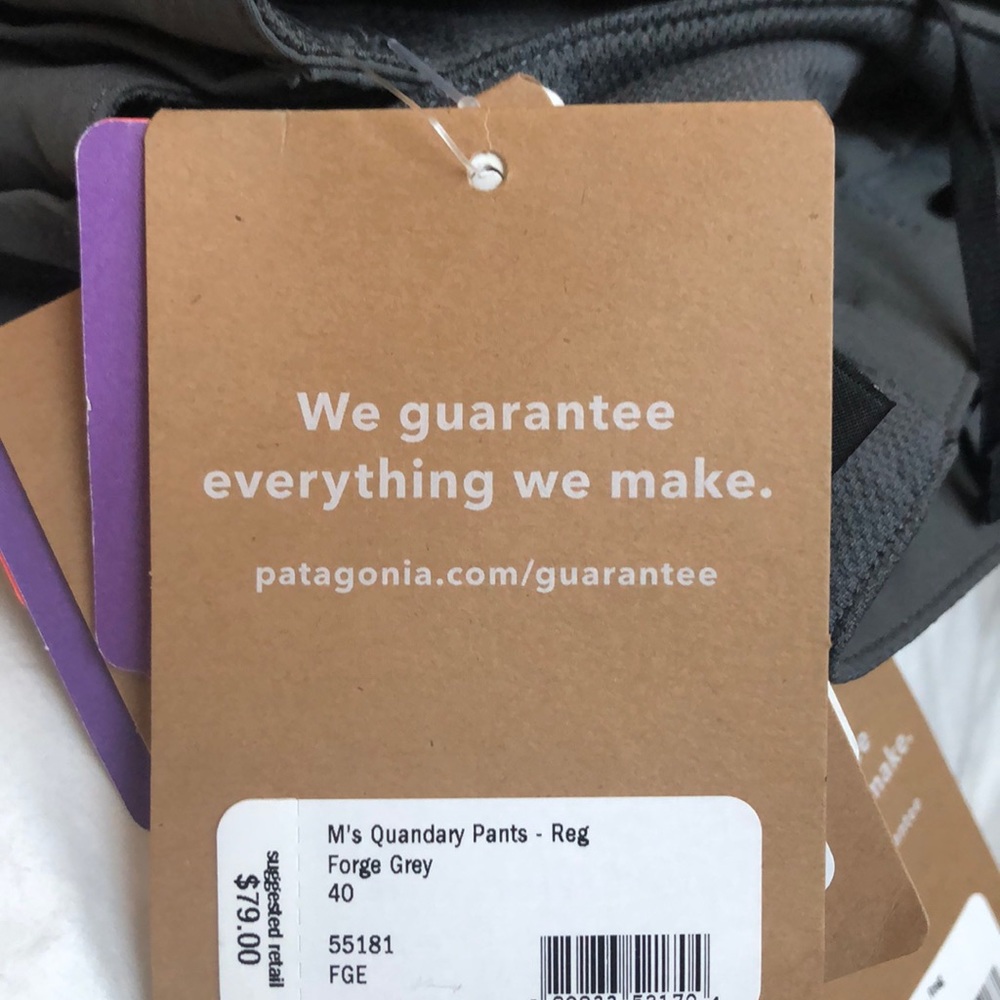 NWT PATAGONIA MENS QUANDARY PANTS 55181 ! - Picture 8 of 8